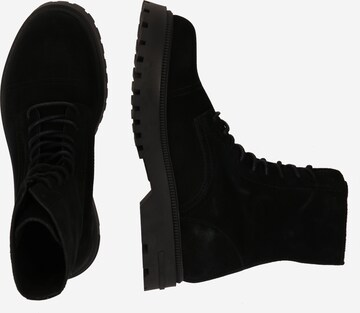 Tommy Jeans - Botas con cordones en negro