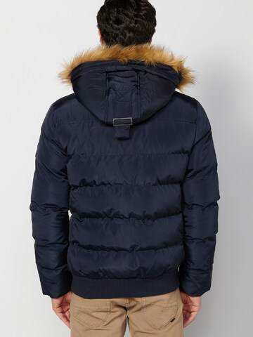KOROSHI Winter Jacket in Blue