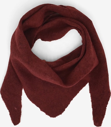 styleBREAKER Wrap 'Kleines Strick Dreieckstuch im Sophie Scarf Stil' in Red: front