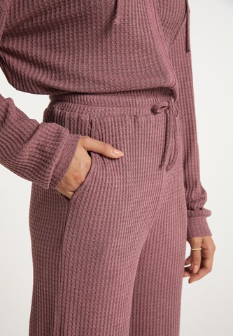 Wide Leg Pantalon IZIA en rose