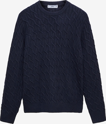 Pull-over 'Ybarre' MANGO MAN en bleu : devant