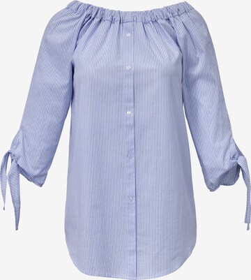 Emilia Lay Blouse in Blauw: voorkant