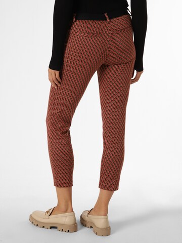 BRAX Slim fit Pleat-Front Pants 'Maron S' in Brown