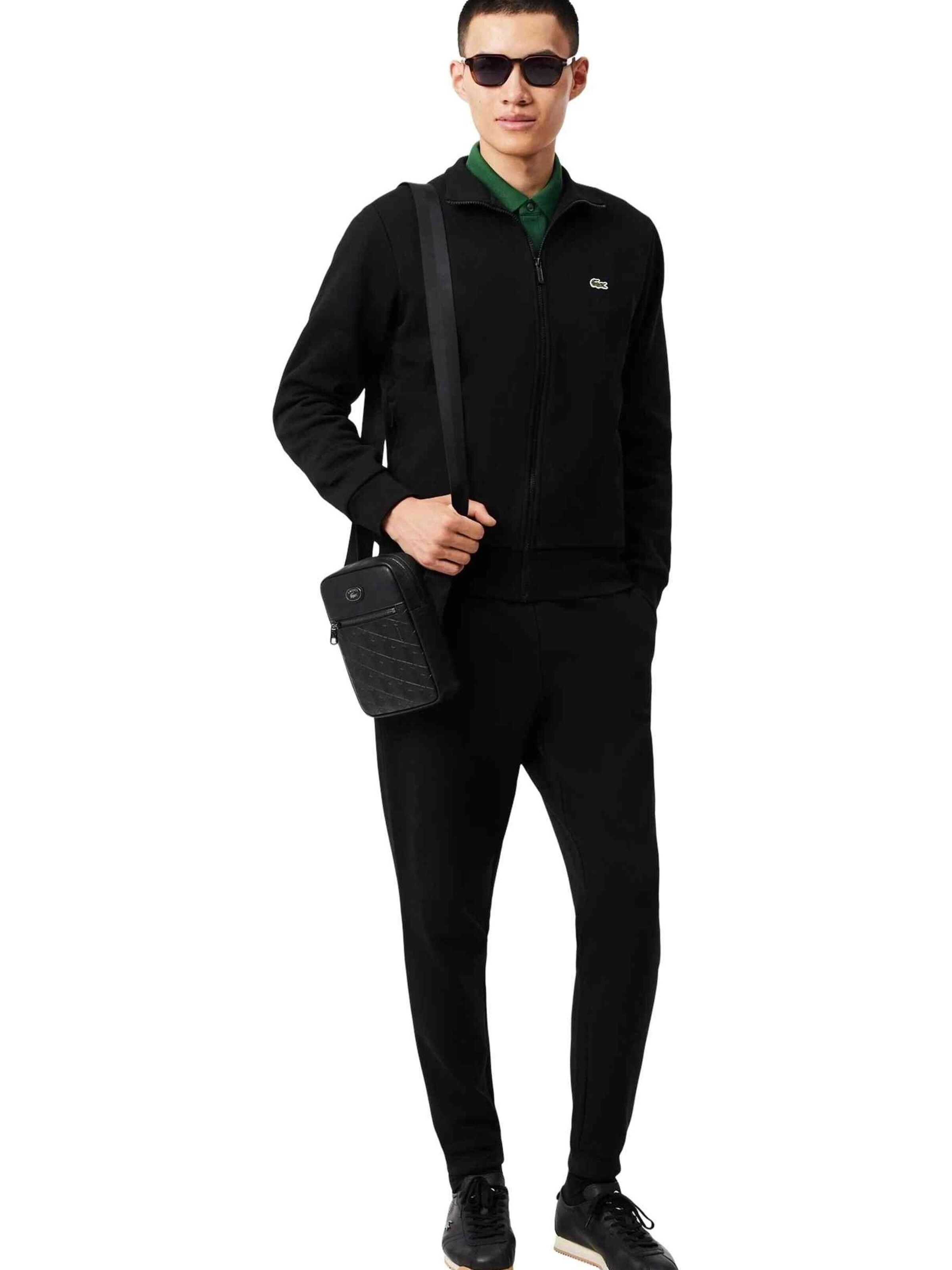 LACOSTE - Messenger en negro