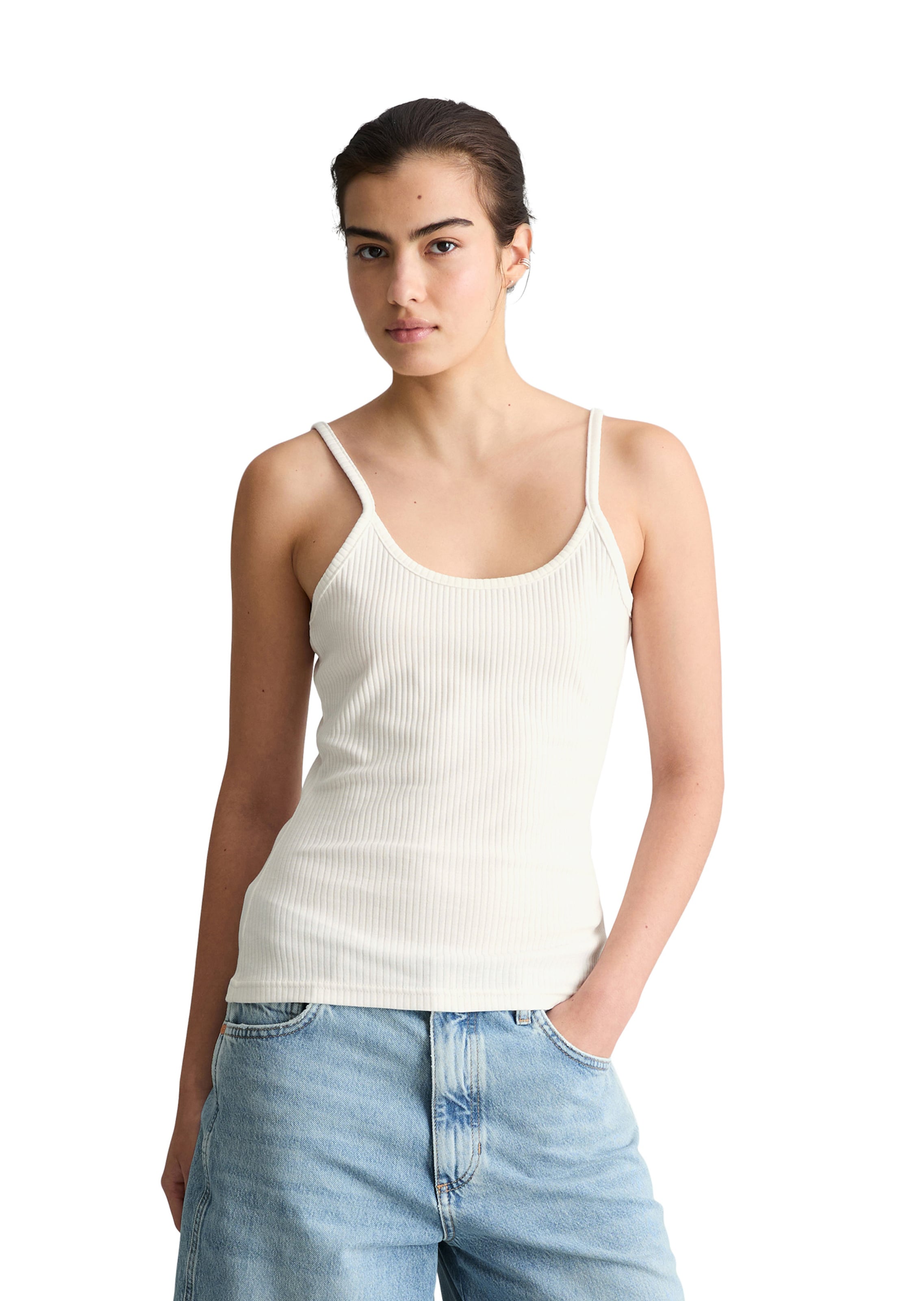 Haut Marc O'Polo DENIM en blanc : devant