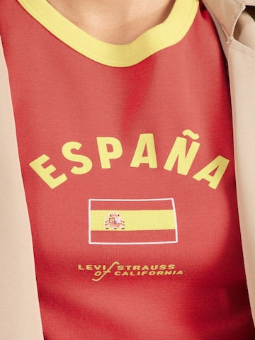 LEVI'S ® Tričko 'X WC MINI RINGER' - Červená