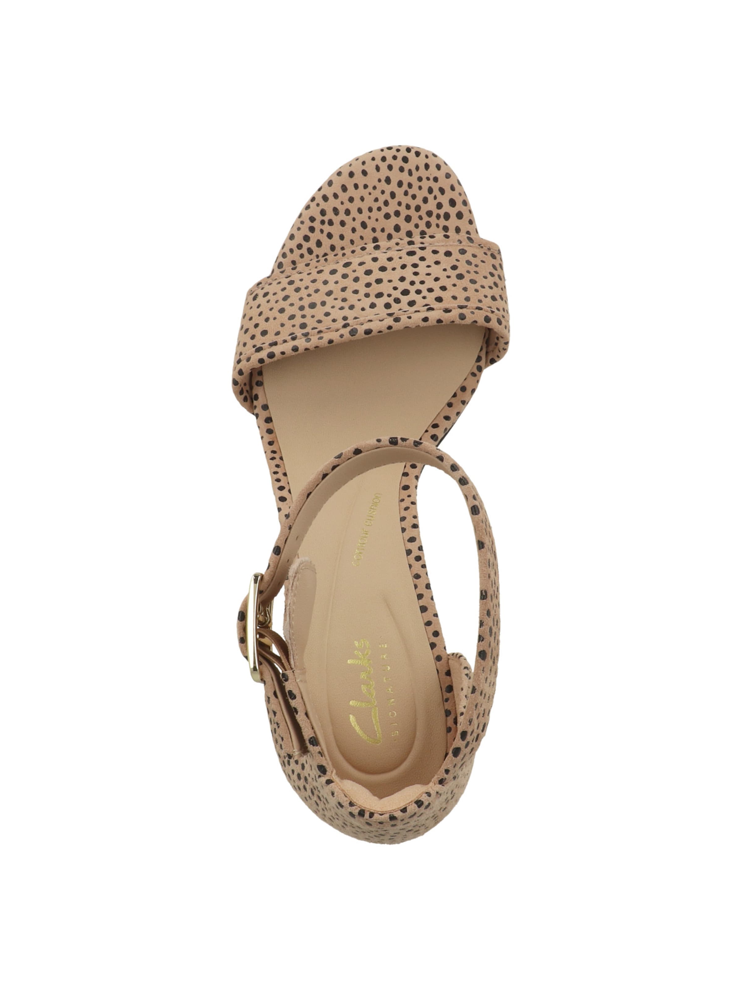 CLARKS - Sandálias com tiras 'Ezoria Mae' em bege