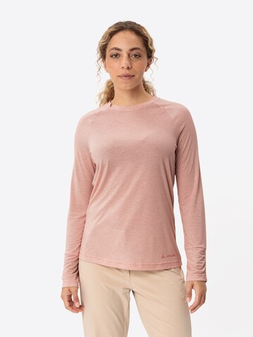 VAUDE Performance shirt 'Skomer III ' in Pink: front