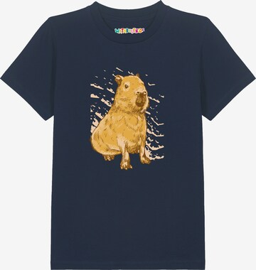 watabout.kids Shirt 'Capybara' in Blue: front
