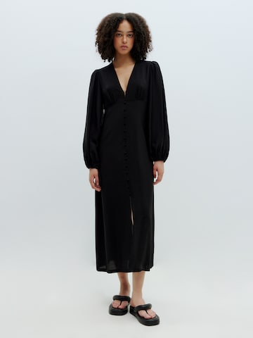 Robe 'Alexa' EDITED en noir : devant