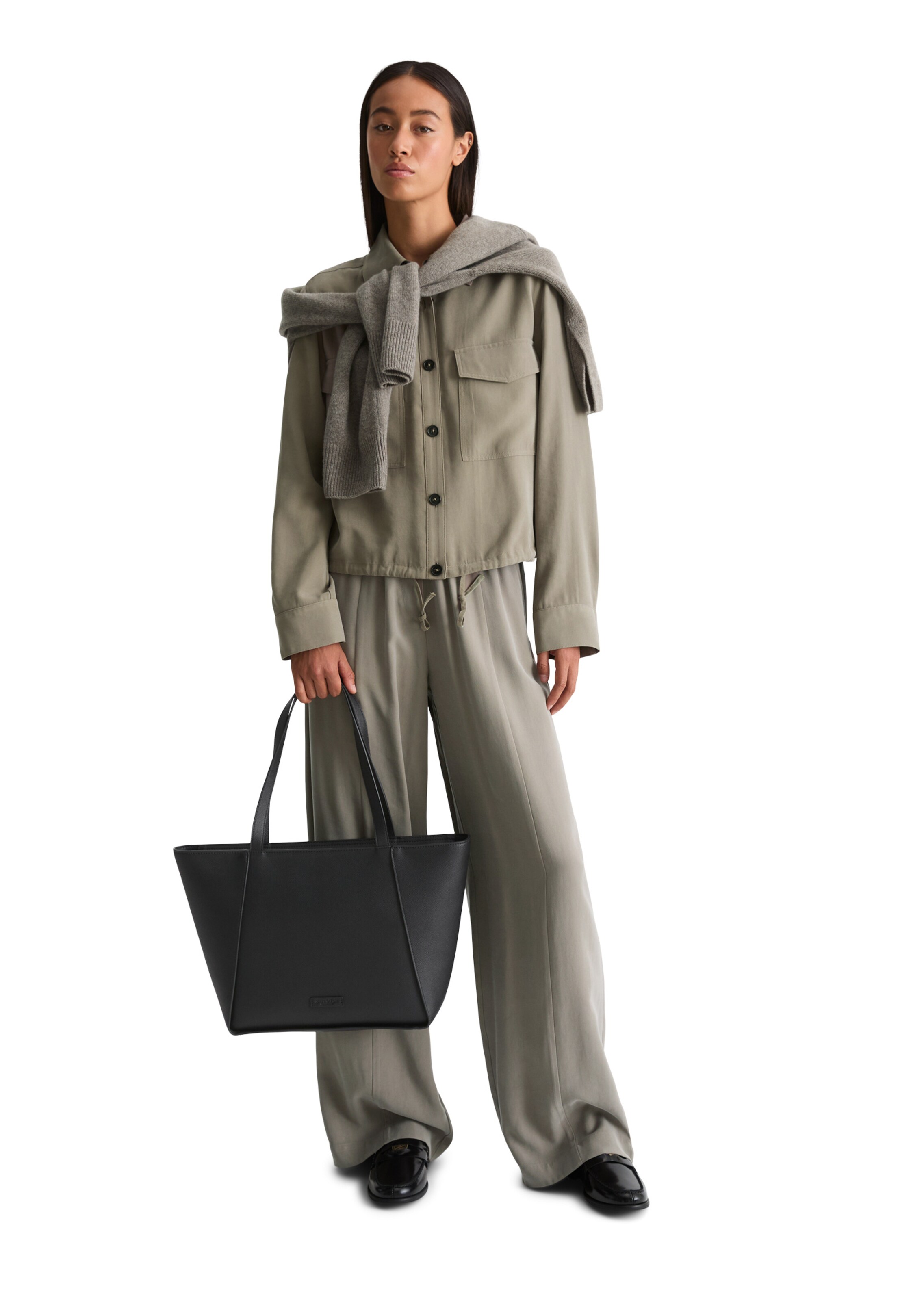 Marc O'Polo Shopper 'Vera' in Black: front