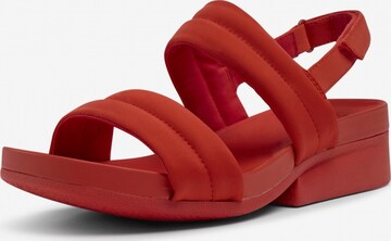 CAMPER Sandalen met riem 'Minikaah' in Rood: voorkant