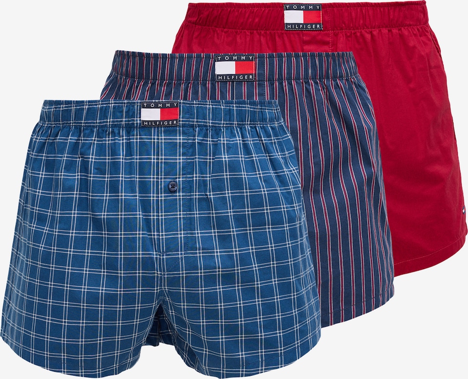 Boxeri de la TOMMY HILFIGER pe albastru: față