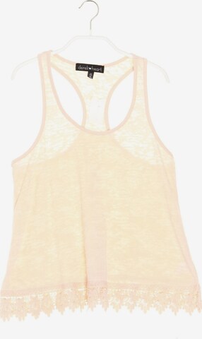 derek heart Top & Shirt in S in Beige: front