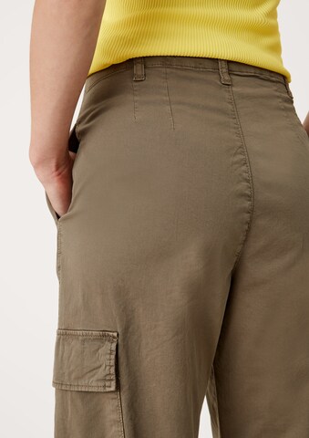 s.Oliver - Loosefit Pantalón cargo en verde