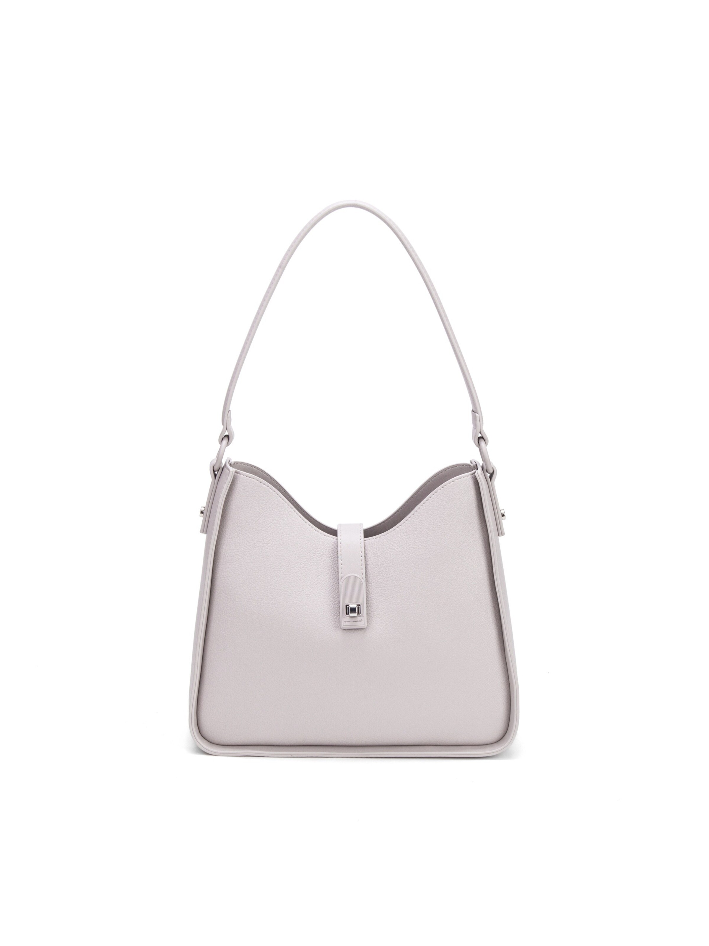 Borsa a spalla 'Borsa a Spalla David Jones Ecopelle con Chiusura Bottone e Zip' di David Jones in lilla