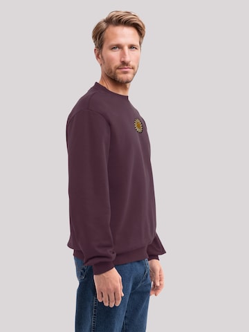 F4NT4STIC Sweatshirt 'Happy Flower' in Lila