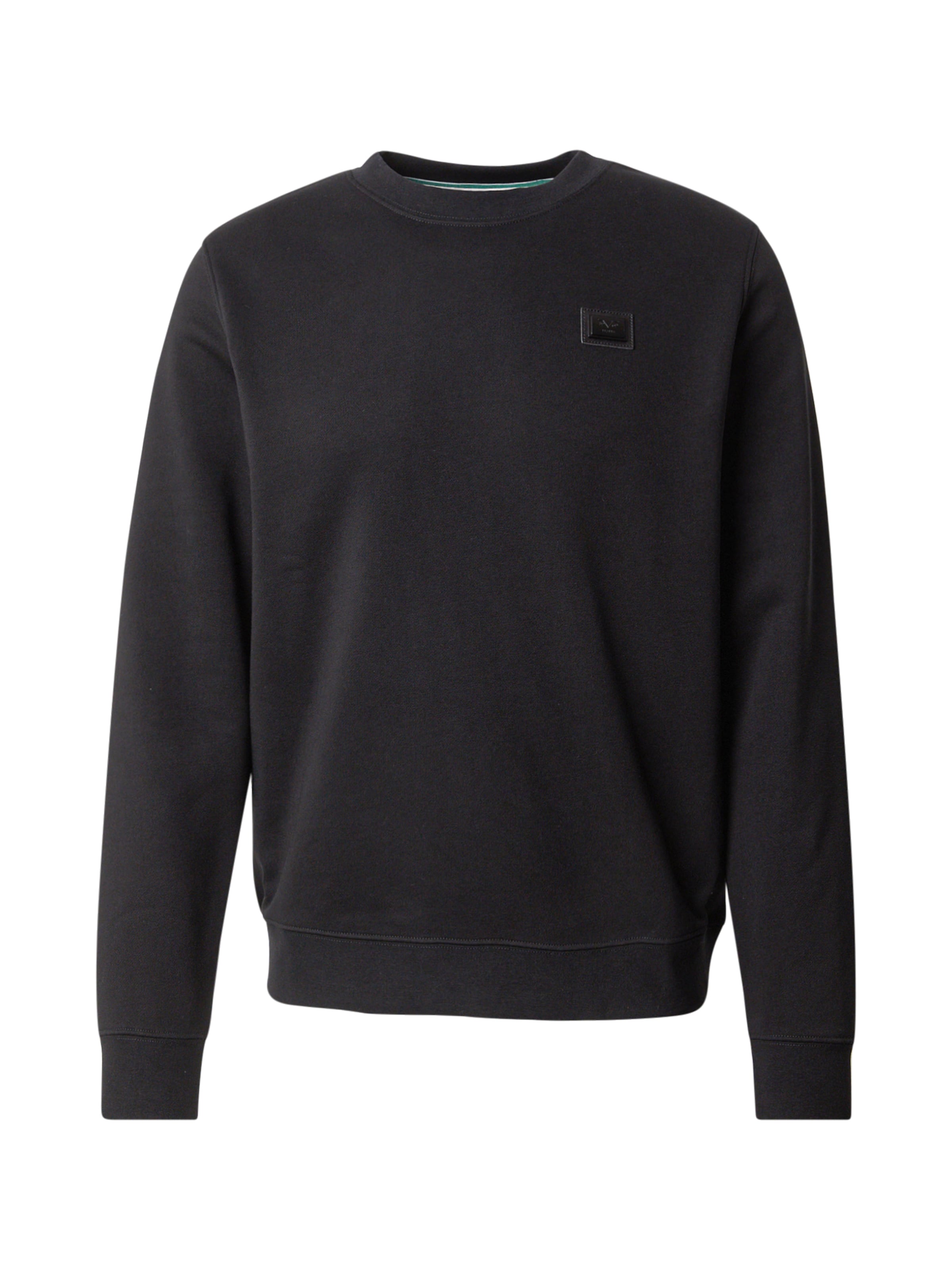 19V69 ITALIA Sweatshirt 'Nico' in Black: front