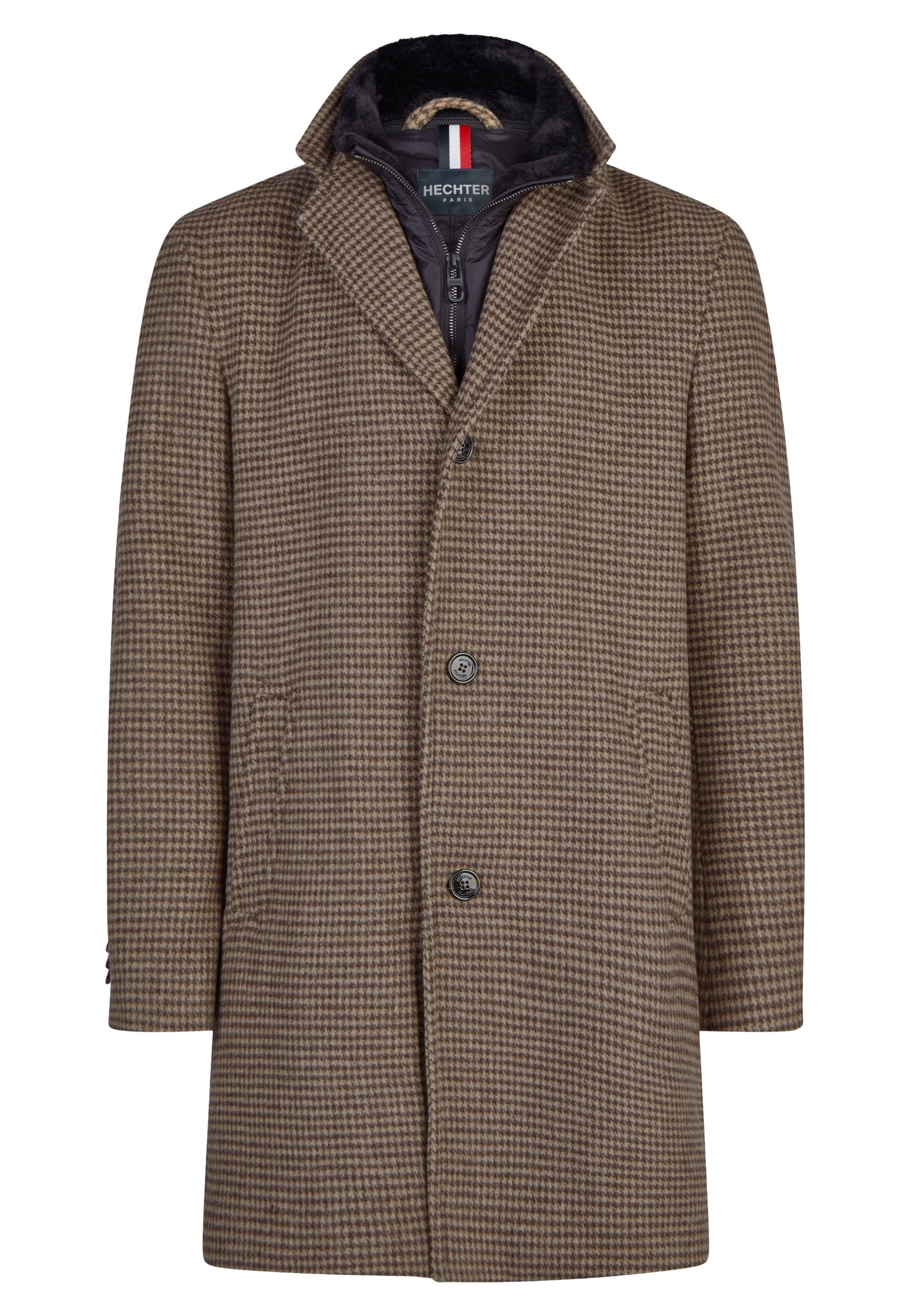 HECHTER PARIS Tussenjas 'Classic' in Bruin: voorkant