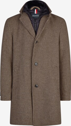 HECHTER PARIS Between-Seasons Coat 'Classic' in Brown: front