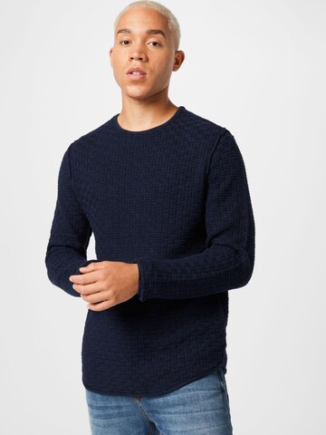 Only & Sons - Jersey 'Trough' en azul: frente