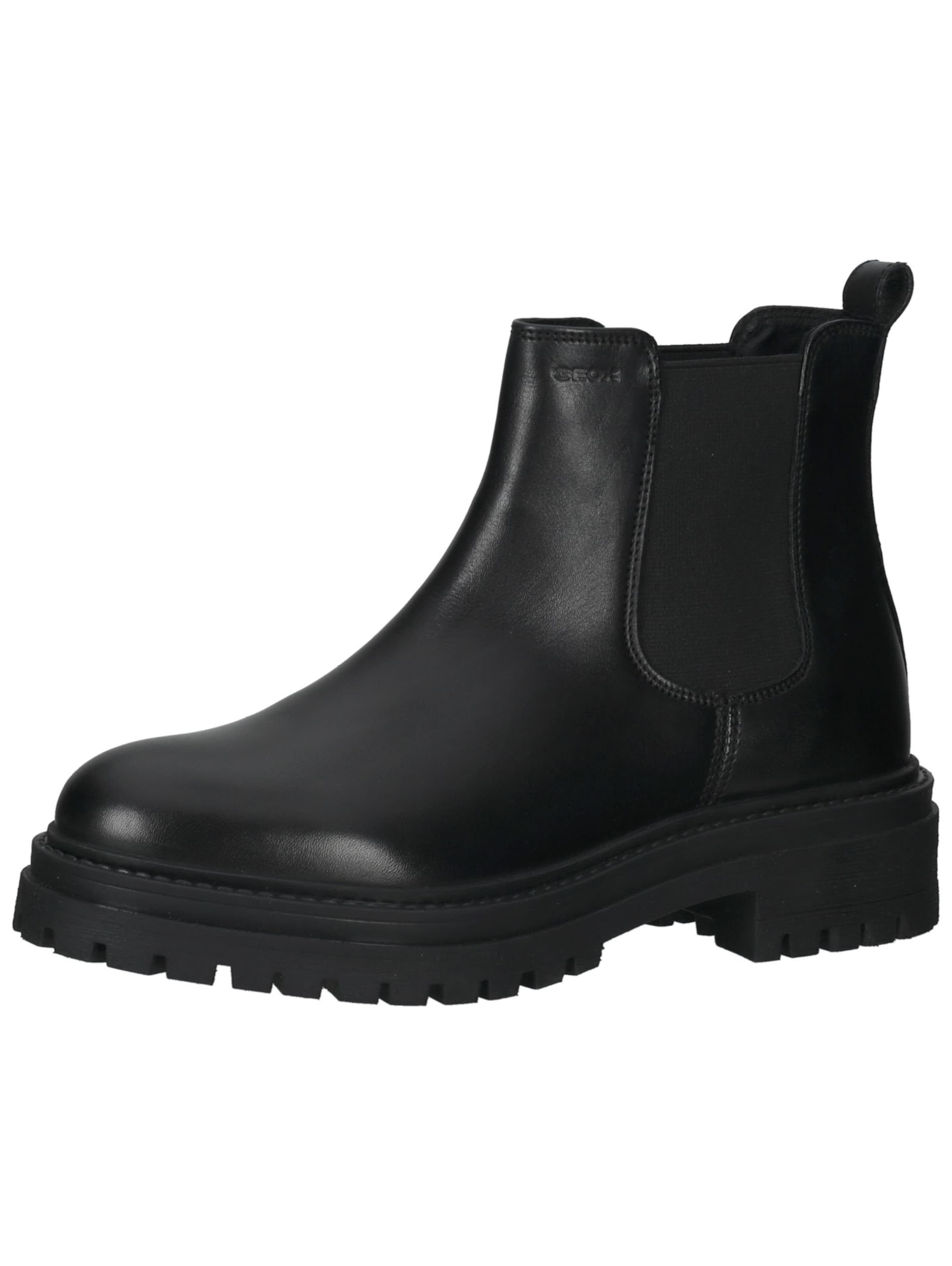 GEOX Chelsea boots in Zwart: voorkant