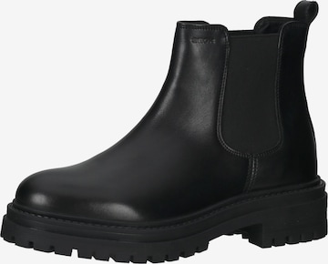 GEOX Chelsea Boots in Black: front