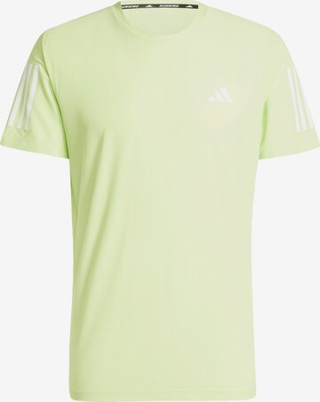 T-Shirt fonctionnel ADIDAS PERFORMANCE en vert : devant