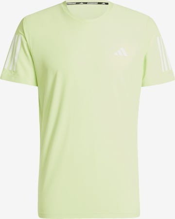 ADIDAS PERFORMANCE Functioneel shirt in Groen: voorkant