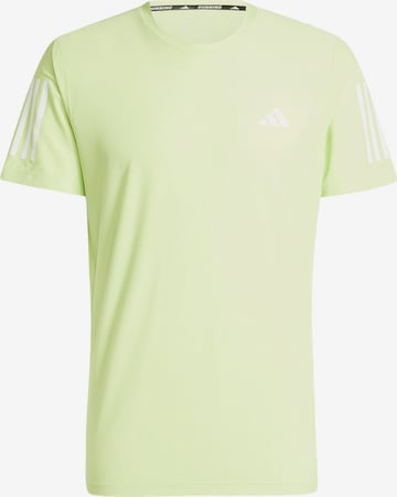 T-Shirt fonctionnel 'Own The Run' ADIDAS PERFORMANCE en vert : devant