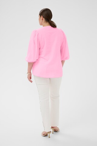 KAFFE CURVE - Blusa 'KCPenelopia' em rosa