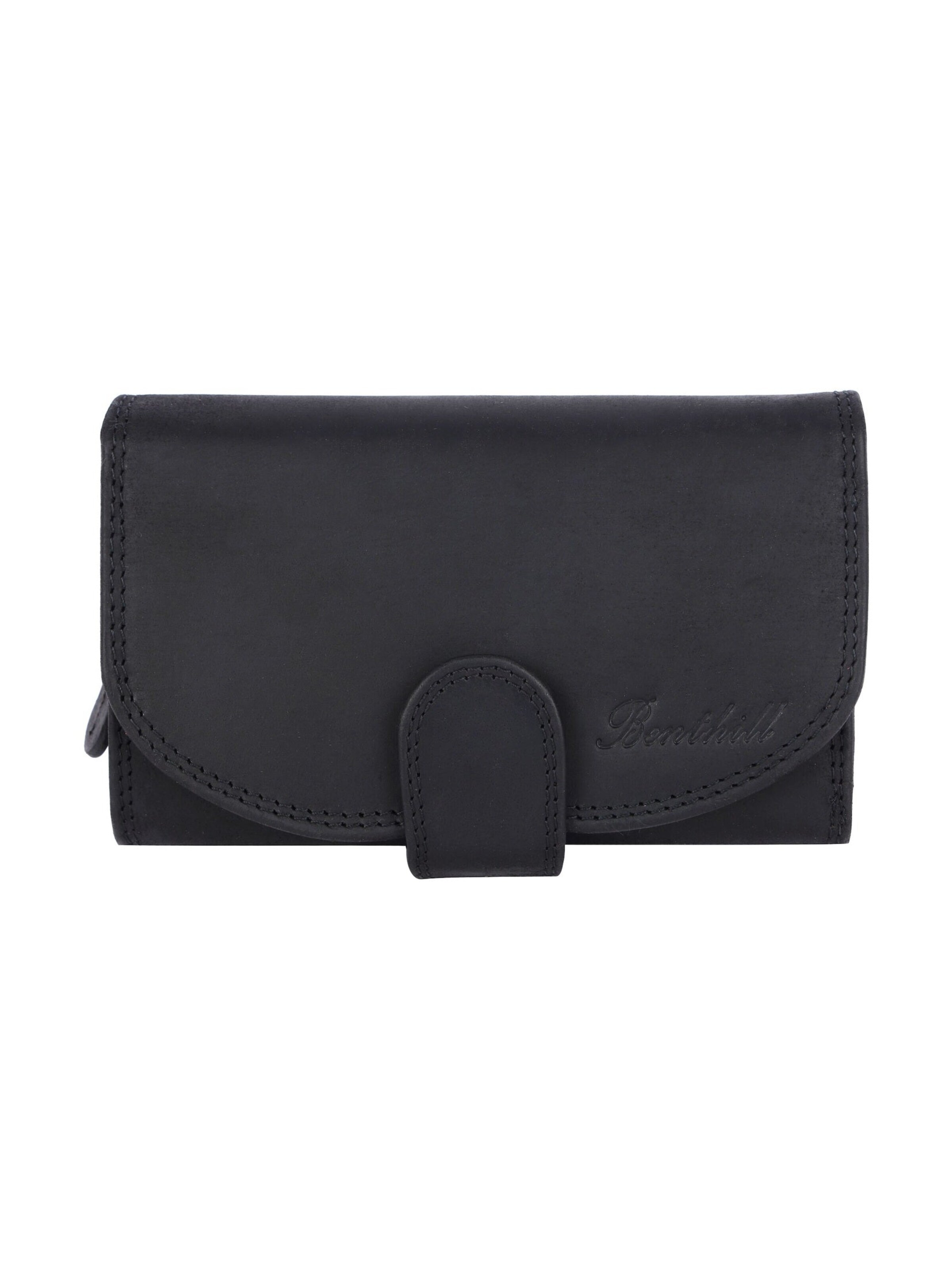 Benthill Wallet in Black: front