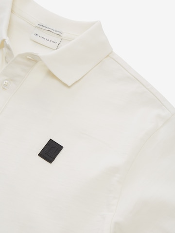 TOM TAILOR Poloshirt in Weiß