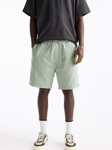 Pull&Bear Regular Broek in Groen