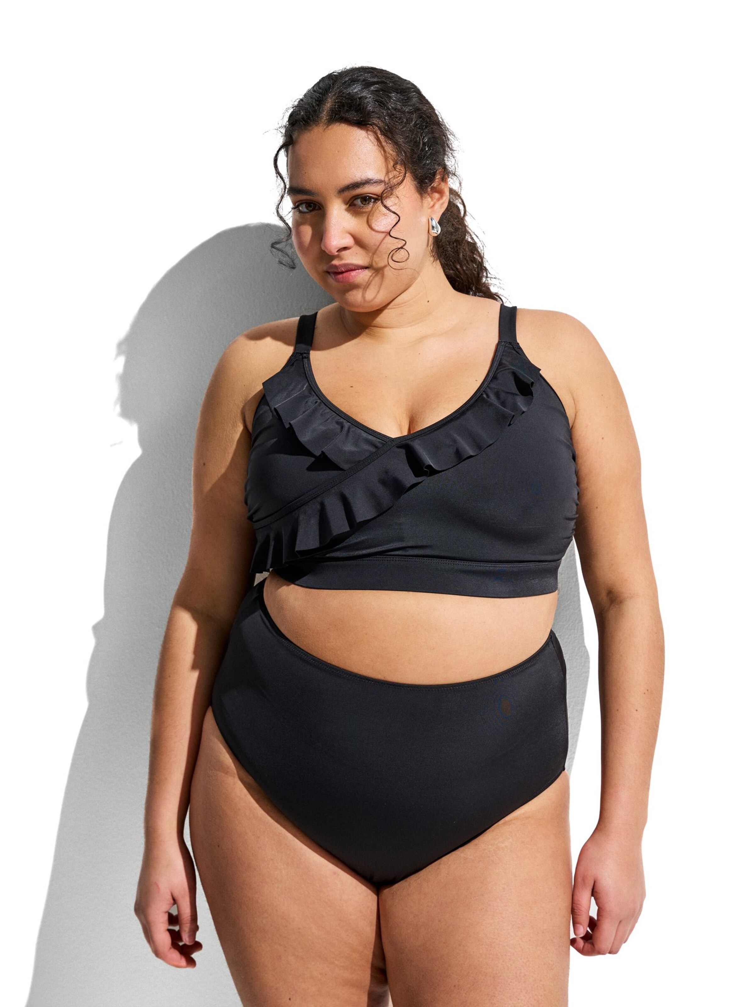 Bas de bikini 'SKATRIN' Swim by Zizzi en noir