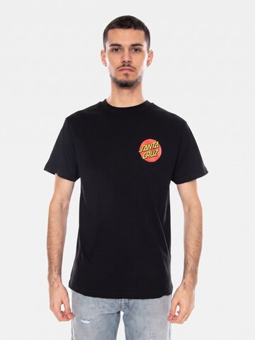 T-Shirt 'Classic Dot' Santa Cruz en noir