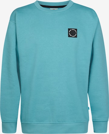 Sweat Petrol Industries en bleu : devant