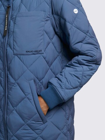 khujo Between-Seasons Coat 'Mary' in Blue