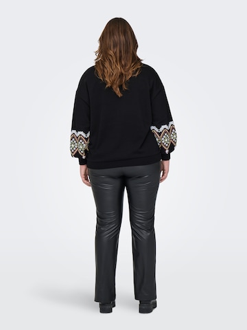ONLY Carmakoma - Sweatshirt 'CARBrooke' em preto