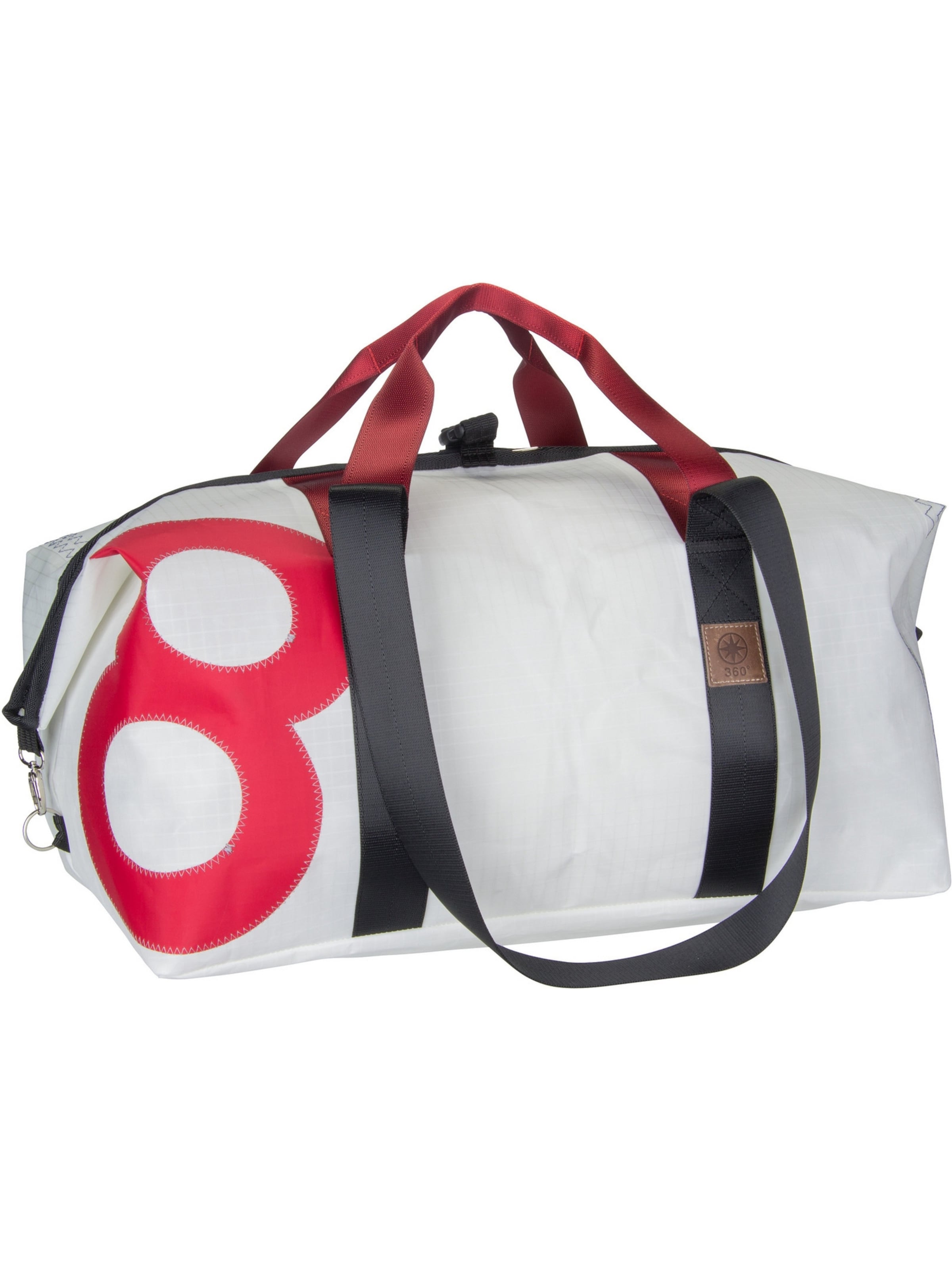 360 Grad Travel Bag 'Kutter XL' in White: front