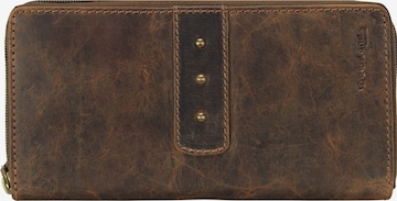 Greenland Nature Wallet in Brown: front