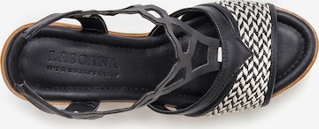 LASCANA Sandal i svart