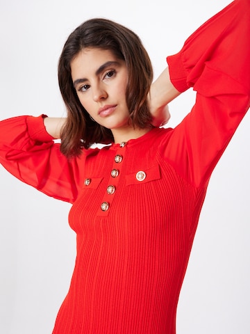 Karen Millen - Vestido de punto en rojo