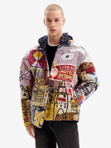 Desigual Winter jacket in Mixed colours: front