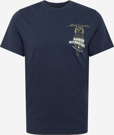 Barbour International Shirt 'Bike' in de kleur Marine / Olijfgroen / Wit, Productweergave