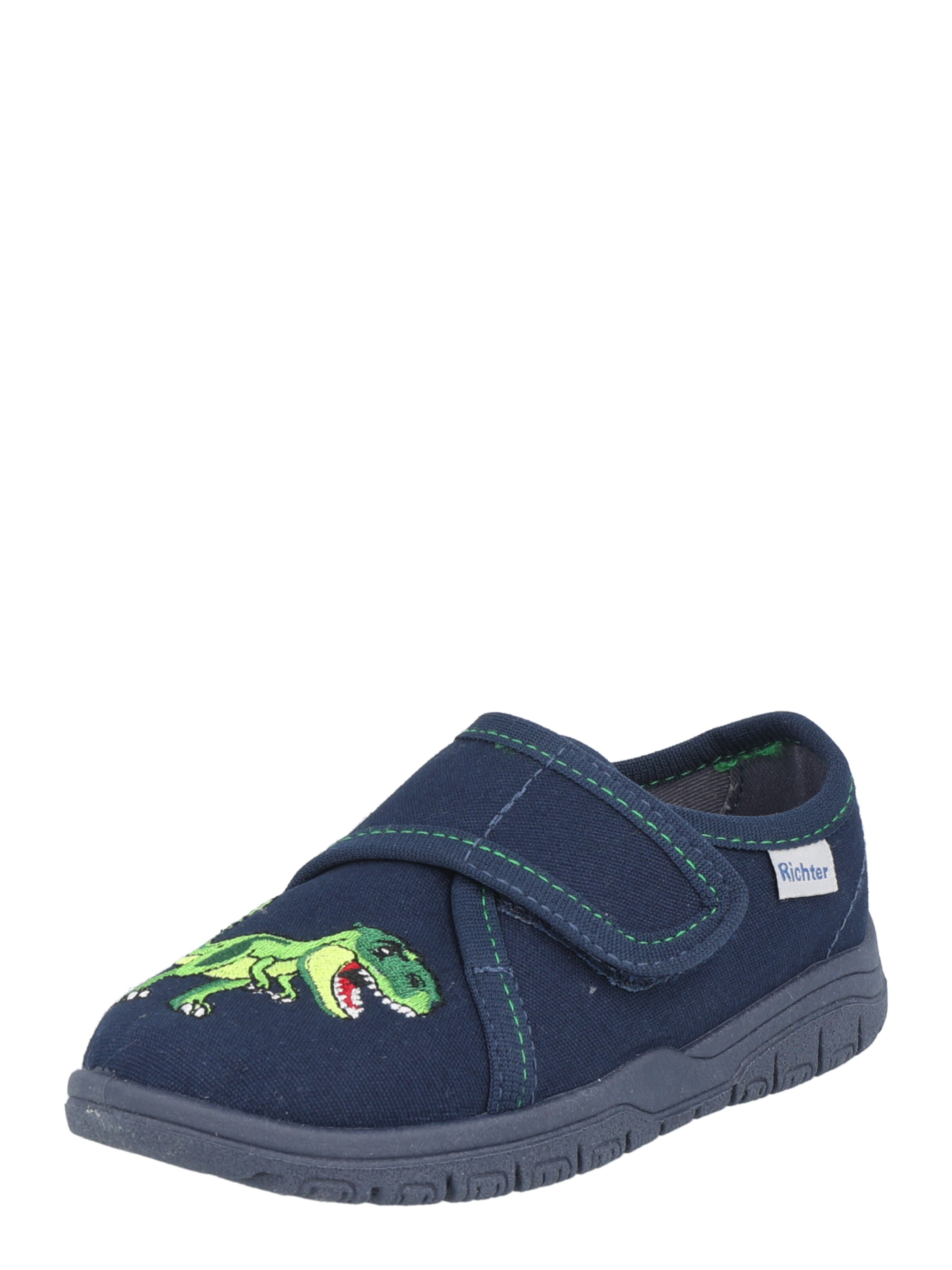 RICHTER Hausschuh in Blau: Vorderseite