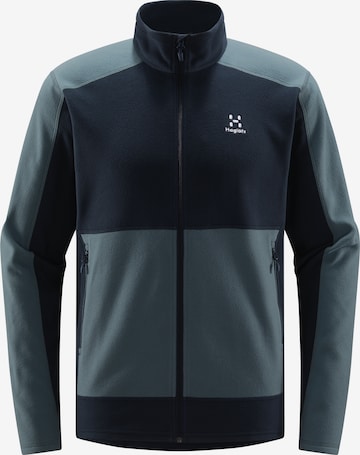 Haglöfs Athletic Fleece Jacket 'Buteo' in Blue: front