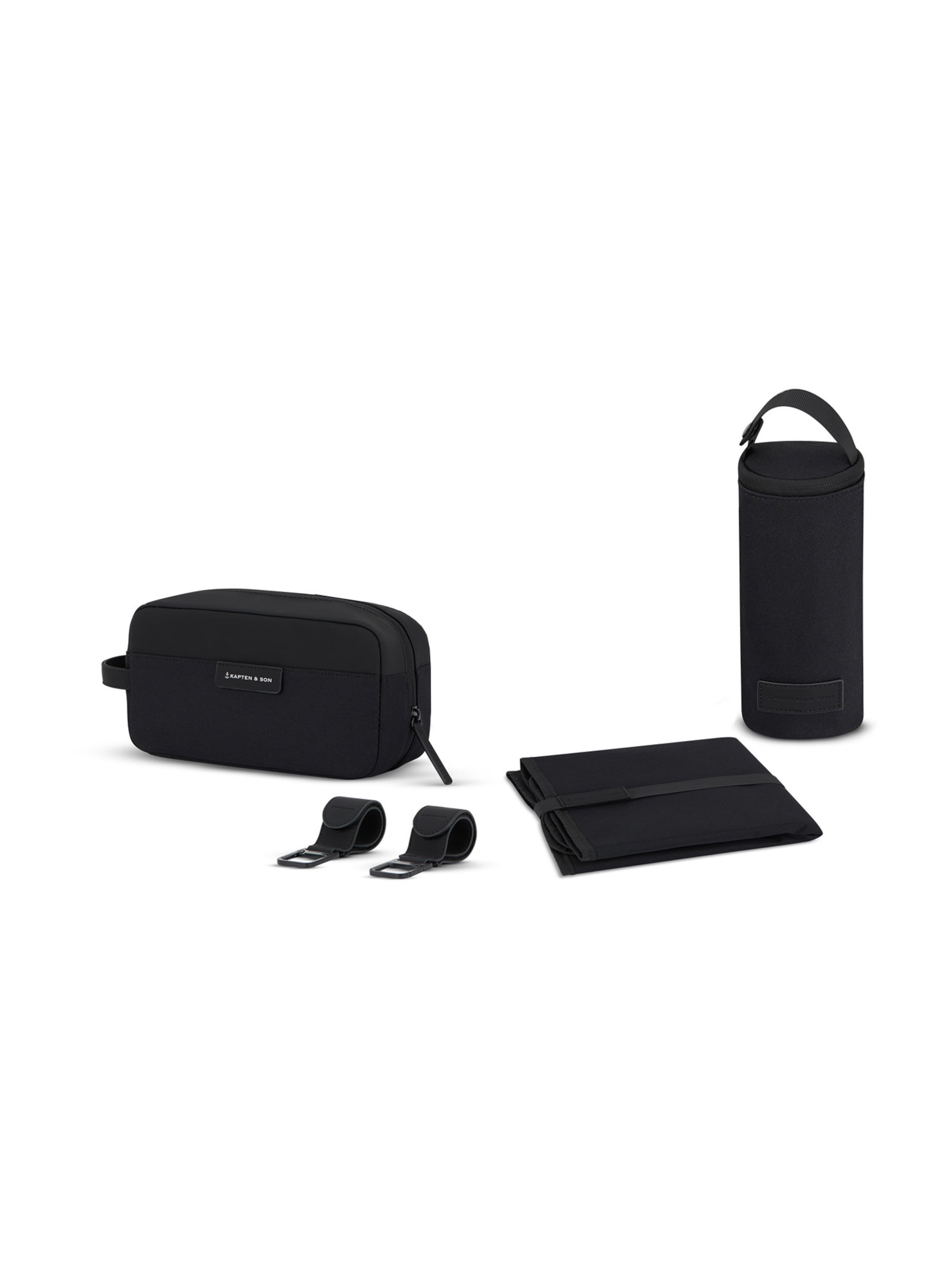 Kapten & Son Plecak 'Diaper' w kolorze czarny: przód