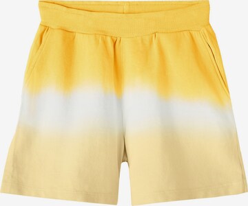 Pantalon NAME IT en jaune : devant
