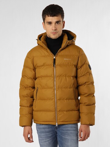 GANT Winter Jacket in Yellow: front